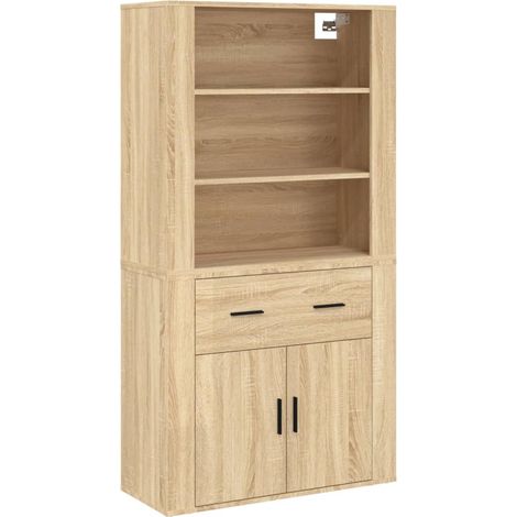 Maison Exclusive - Buffet haut Chêne sonoma Bois d'ingénierie (1/5)