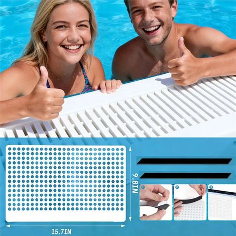 Accessoires de piscine Écumoire de piscine T22C, filet de récupération des feuilles et débris pour piscine et bassin. (1/5)
