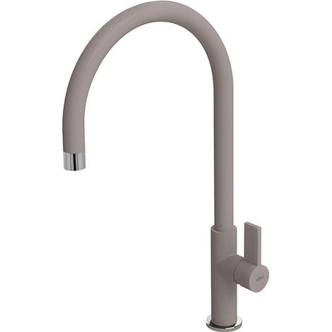 Rubinetto Miscelatore Cucina Elleci Volta Granitek Grigio Tortora MGKVTA43 (1/2)