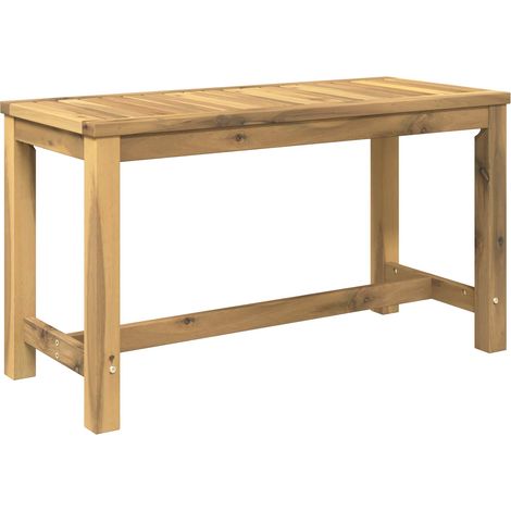 Gartenbank 80,5 x 35 x 45 cm Massives Akazienholz vidaXL (1/5)