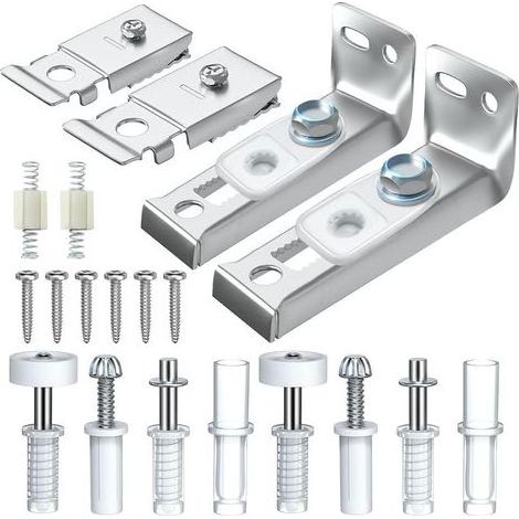 Kit de réparation de quincaillerie pour porte pliante, 20 pièces, ensemble de pièces de rechange pour porte pliante (1/4)