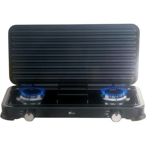 THULOS cocina gas 2 quemadores thgs62 , Cocina de gas portátil de 2 quemadores THGS62. -Marca: Thulos. -Ligera, compacta y fácil de usar. -2 quemadores de 75.5 mm.
-Tapa extraíble