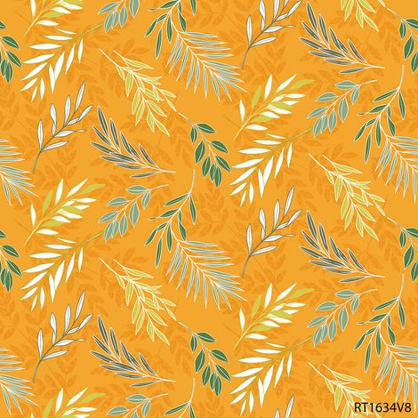 Wasserdichte Dekorfolie Access Deco Ramage Orange Rl, 140 cm x 20 m - Access Deco