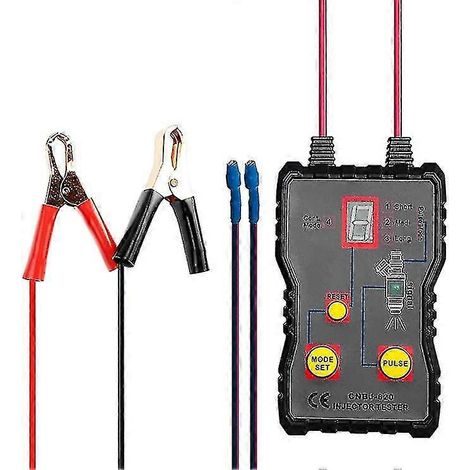 Testeur d'injecteurs de carburant, 4 modes Plus, kit de nettoyage et d'adaptateur pour injecteurs de carburant (1/4)