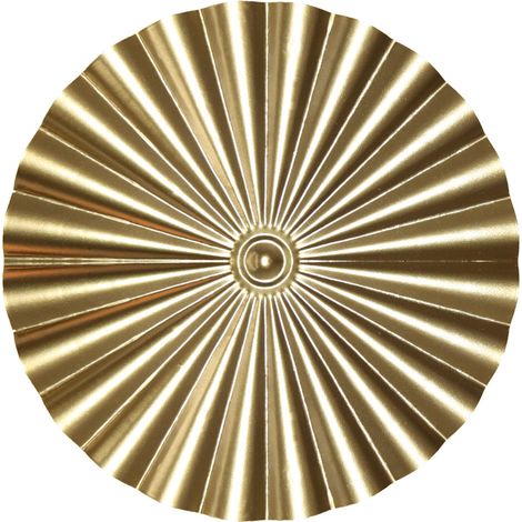 Decoración de pared de hierro dorado para el hogar: adorno vintage único y elemento decorativo moderno.