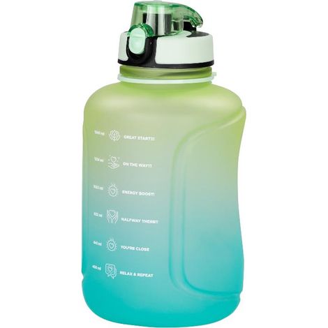 Borraccia Palestra Fitness Indica Tempo con Cannuccia 1,5 Litri (1/2)