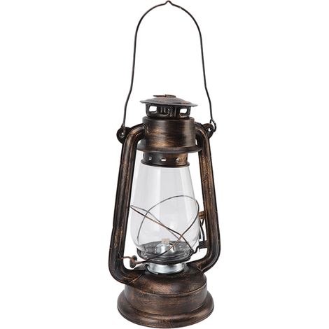 Lampe à pétrole en verre, chandelier, lanterne, lampe à huile, lampe en fer pour accessoires de photographie, décorations, articles d'ameublement (1/5)