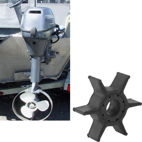Wasserpumpenlaufrad kompatibel mit Yamaha Mercury 9,9/15 PS. Propellerrotor-Kühlpumpe, Bootsbauteil. (1/5)