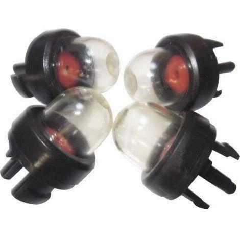 Pompe d'amorçage - Lot de 4 - Noir - Compatible débroussailleuse - Manuel - Carburateur