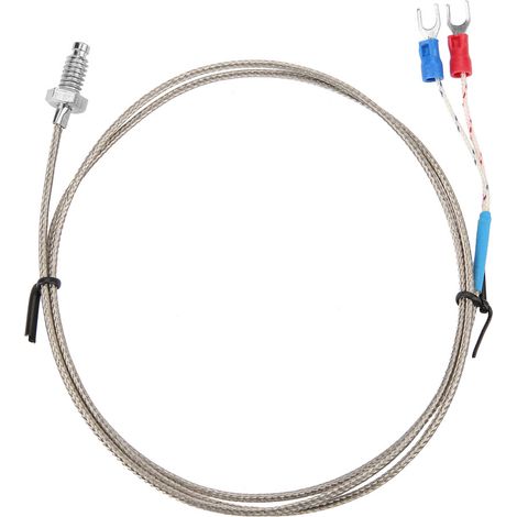 Sonde de température K type M6 filetage BSW 1m câble thermocouple (1/5)