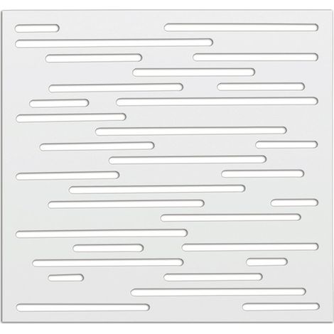 Nortene – Panneau décoratif NAUTIC 1 x 1 m blanc – Résine de polypropylène injecté – Épaisseur 5 mm – Traitement anti-UV – Découpable dans toutes les directions