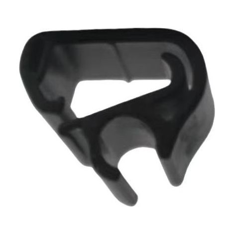 Bei der Teilenummer 1617040080 handelt es sich um einen Kunststoffclip, der dazu dient, den Scheibenwaschschlauch des Wischerarms am Wischerarm von Fahrzeugen der Marken Peugeot 3008, 5008, 408 und Ci (1/4)