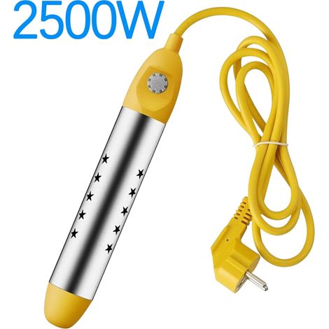 Chauffe-Eau Plongeant - 2500 W - Acier Inoxydable 304 - Pour Piscine Gonflable Baignoire Seau - 1 Pièce (1/3)