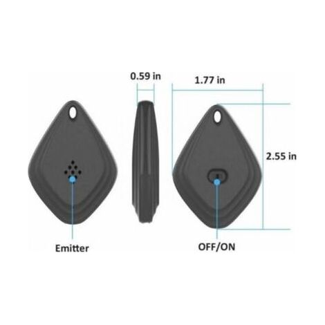 Répulsif Moustique Ultrason Portable Ultrasonique Anti-Moustique Tueur Électronique Anti-Moustique Chargement USB, Pratique et Portable pour Anti-Insecte Anti-Moustique(Blanc+Noir) (1/4)