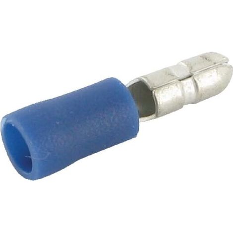 Conector bala macho azul'di谩metro4mm - 1,5-2,5mm虏 (10 ud.) UNIVERSAL KRLA9325P10B