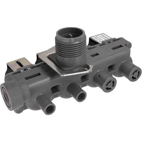 Machine à laver à tambour quatre voies Solenoid vanne d'entrée d'eau Fcf-22-B10/12 machine à laver accessoires (1/5)