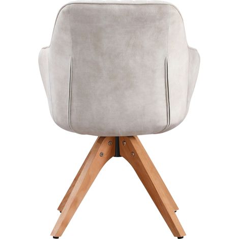 Mömax Armlehnstuhl Relax Beige/Buchefarben (1/5)