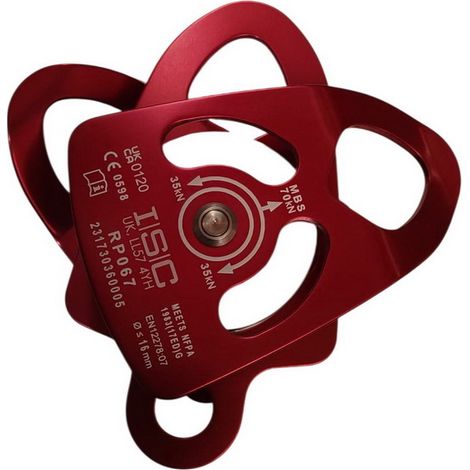 POLEA ISC LARGUE DOBLE DE ALUMINIO CON CONEXION 70 Kn 16 mm