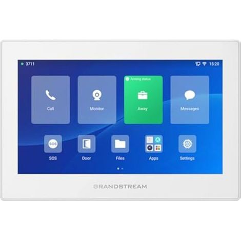 Interfono HD - GRANDSTREAM - GSC3574 - Schermo tattile 7" - Chiamate audio HD - 8 porte di allarme