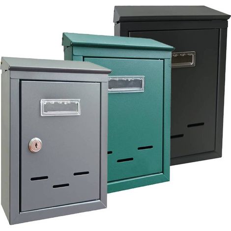CASSETTA POSTALE 'MAGNOLIA' cm 20,5x6,8x H.30 - grigio antracite