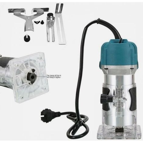 Fresatrice Verticale Elettrica 950W 6MM Rifilatore fresa per Legno Trimmer VP10801