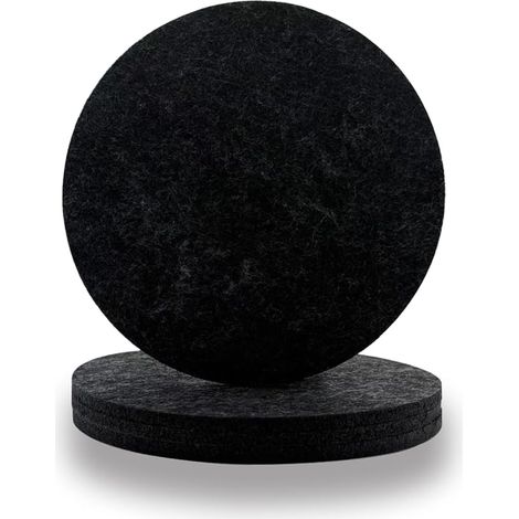 grands dessous de verre en feutre pour casseroles, verres, vases et bols, protège-table, dessous de table, tapis de protection en feutre (15 cm) (1/5)
