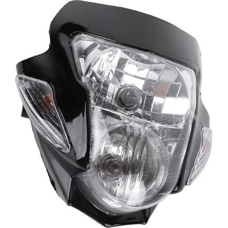 Motorcycle Headlight Skull Cover plus large Vision Vision Protection légère Protection du phare