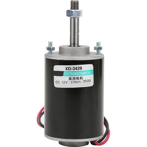 Moteur à courant continu à aimant permanent à grande vitesse à faible bruit CW CCW Mini moteurs électriques brossés 30W12V 3500RPM (1/5)