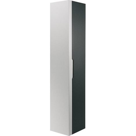 Armario alto EDITION 300 350 x 1800 x 385 mm, bisagra a la izquierda blanco / blanco KEUCO