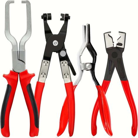 Pince dépose-agrafes auto 4 pièces, pour automobile et clips (1/5)