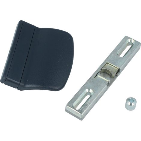 Schnäpper mit Gegenstück Balkontürgriff Terrassentürgriff Universalschnäpper Anthrazit - RAL7016 (1/2)