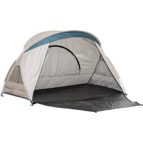 Abri de plage pliable pop-up gris (1/5)