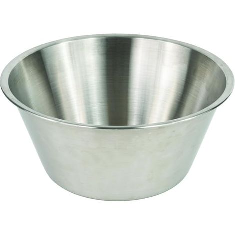 Bassine à Pâtisserie Fond Plat en Inox 32 cm - Bol à Mélanger - Grande Capacité pour Cuisine et Pâtisserie - Résistant et Durable - Compatible Lave-Vaisselle (1/4)