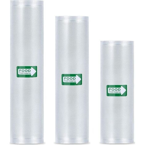 Vakuumierbeutelrolle für Lebensmittel, 1 Rolle 20x500cm/25x500cm/28x500cm Vakuumbeutel für Vakuumiergeräte, kompatibel mit allen Vakuumiergeräten (1/5)