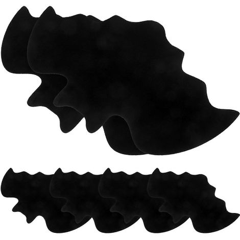 Lot de 6 sets de table chauve-souris en feutrine pour Halloween, décoration de table pour fêtes (1/5)