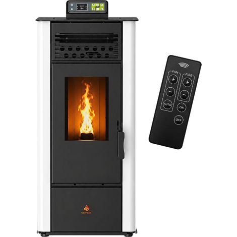Poêle à granulés CHIARA 10 kW + télécommande - (1/5)