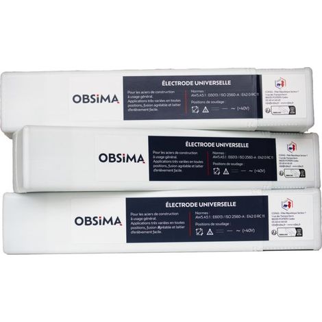 électrode Obsima 2.5mm Soudage Arc Polyvalent - Générique