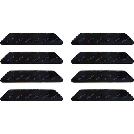 Tapis Anti-dérapant - Bande Adhésive Double Face pour Tapis - Pour Sol Dur Bois Parquet Lino Carrelage - 8 Pièces (1/5)