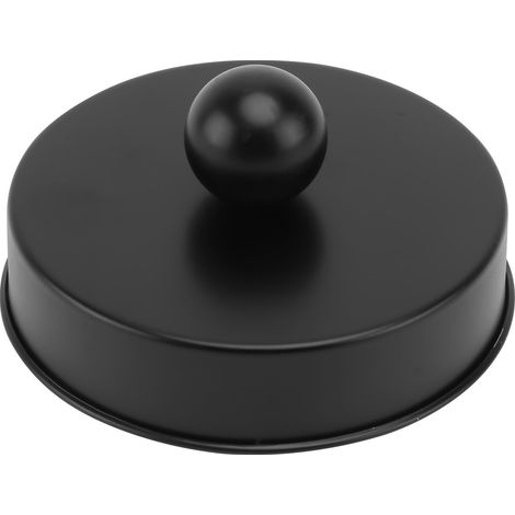Couvercle de Bocal Noir en Acier Inoxydable, Design Réutilisable et Durabilité, Accessoire Hermétique Mise en Conserve (1/5)