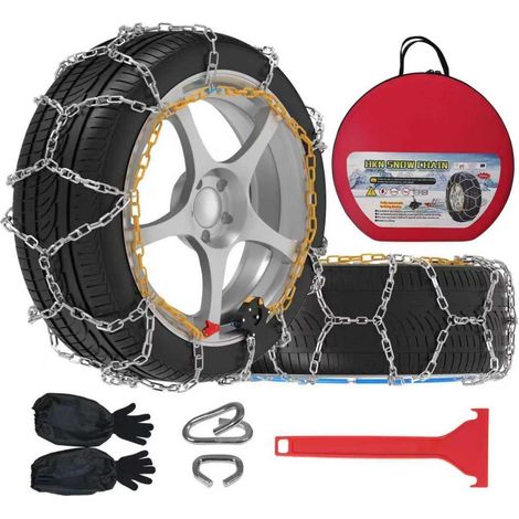 Schneeketten 12mm mit Schnellmontage und automatischem Spanner für Auto (Größe 150) (1/5)