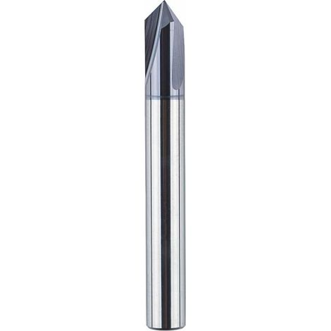3pcs 6mm Tar Mill Flutes 90 Degree Covered V-Cutter Solid Tungsten Carbide CNC Chaflan Mill Professional for Trimming and Beveling (1/5)