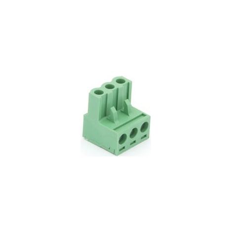 Velleman – Bornier femelle emboîtable 3 pôles TENF03 – Pas 5.08mm – Câbles 12 AWG – 300V 10A – Pour circuits imprimés - RI1272 (1/6)