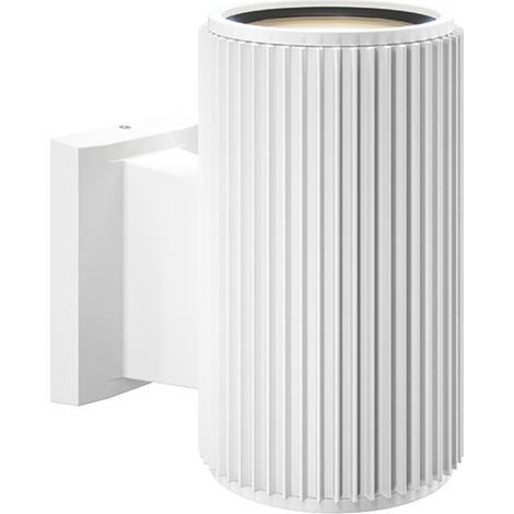 Lampada Da Parete Moderna Da Esterno Metallo Bianco Luce1E27 60W Ip54 (1/5)