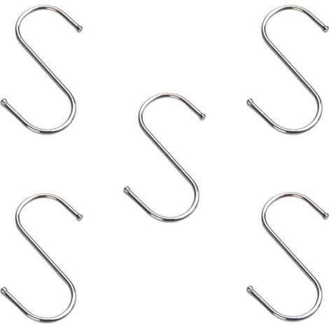 Crochets en acier inoxydable, crochets de suspension, crochets de cuisine, pour salle de bain, cuisine, chambre (1/5)