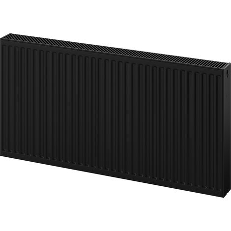 Radiateur à panneaux Mexen C22 500 x 1000 mm, connexion latérale, 1425 W, noir - W422-050-100-70 (1/3)
