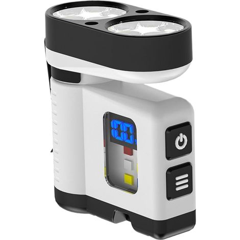 LED-Arbeitsleuchte – Taschenlampe mit zwei Lichtquellen, wasserdichte magnetische Arbeitsleuchte für Wandern, Werkstatt, Baustelle, Reisen, Camping, Garage und Kfz-Bereich