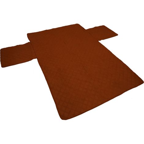 Wendbarer Sofabezug mit elastischen Bändern, wasserabweisender Couchbezug, Möbelschutz für Hunde, Katzen und Kinder (1/5)