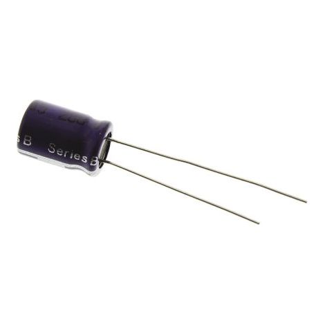 Supercondensateur, 1F, 2.5V c.c., Traversant, 8.5 (Dia.) x 13.5mm, pas de 3.5mm, -25 °C  +70 °C. ( Prix pour 1 )
