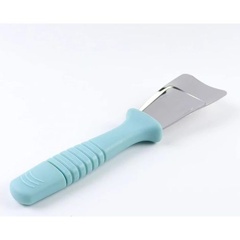 Pelle à dégivrage en acier inoxydable pour réfrigérateur-congélateur - Grattoir à glace, accessoire de nettoyage pour réfrigérateur domestique (1/5)