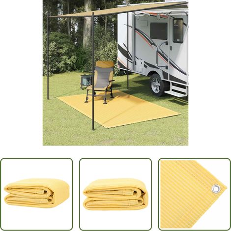 Tapis de camping -  Tapis de tente 250x300 cm Beige (1/5)